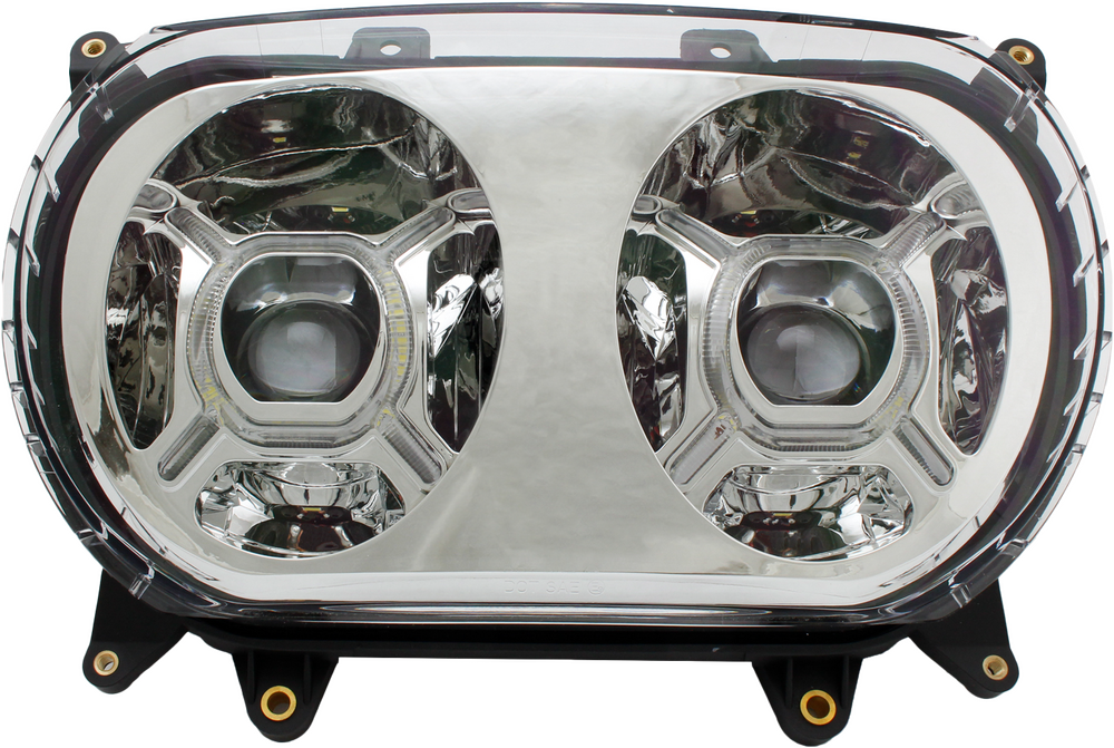 Cyron 227-0073 ABIG52AC ROAD GLIDE HEADLIGHTS `15-22 CHROME