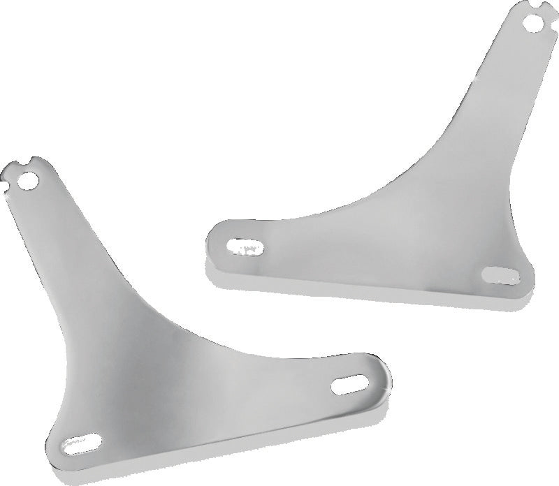 Kuryakyn 1667 Fixed Mounts For Multi-purpose Backrest Chrome