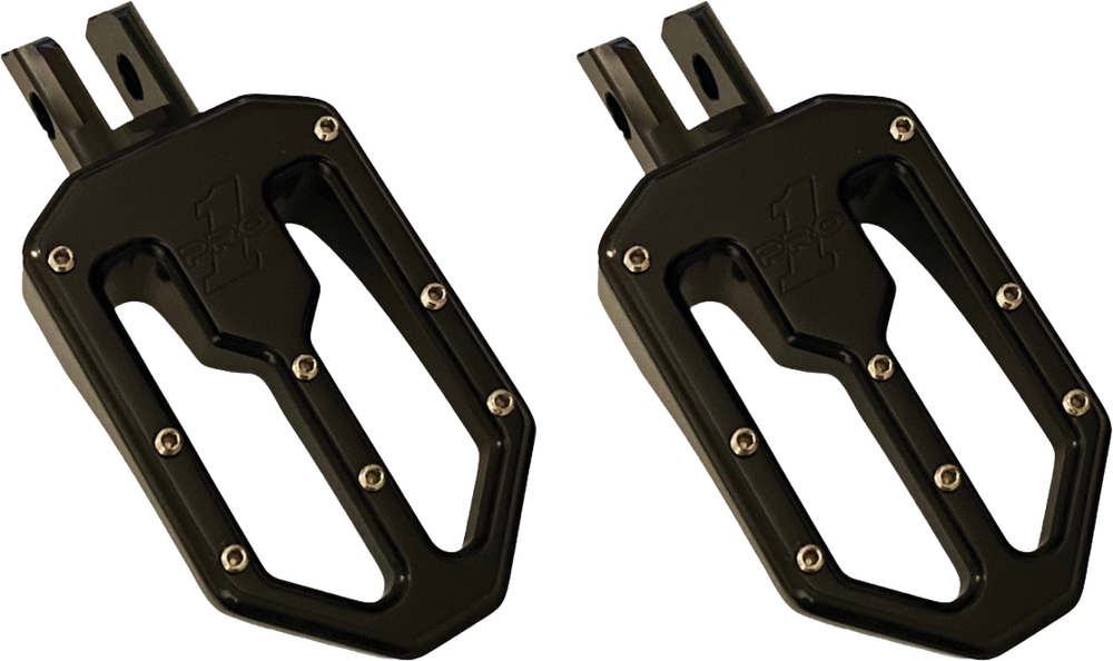 Pro One M8 PEG Moto V2 Black Anodize - 500752B For Harley Softail 2018-2020