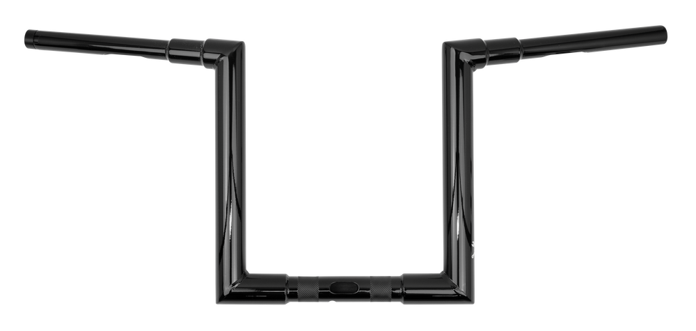 Burly Brand Jason 12" Bar 1.25" TBW Black - B12-6090B For Harley Road Glide 2015-2024