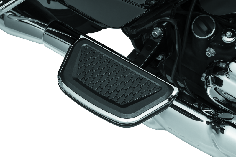 Kuryakyn 5902 Hex Passenger Board Inserts Chrome