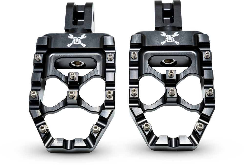 Burly Brand MX-Evolution Pegs M8 Softail Passenger - B13-1017B For Harley Softail 2018-2024