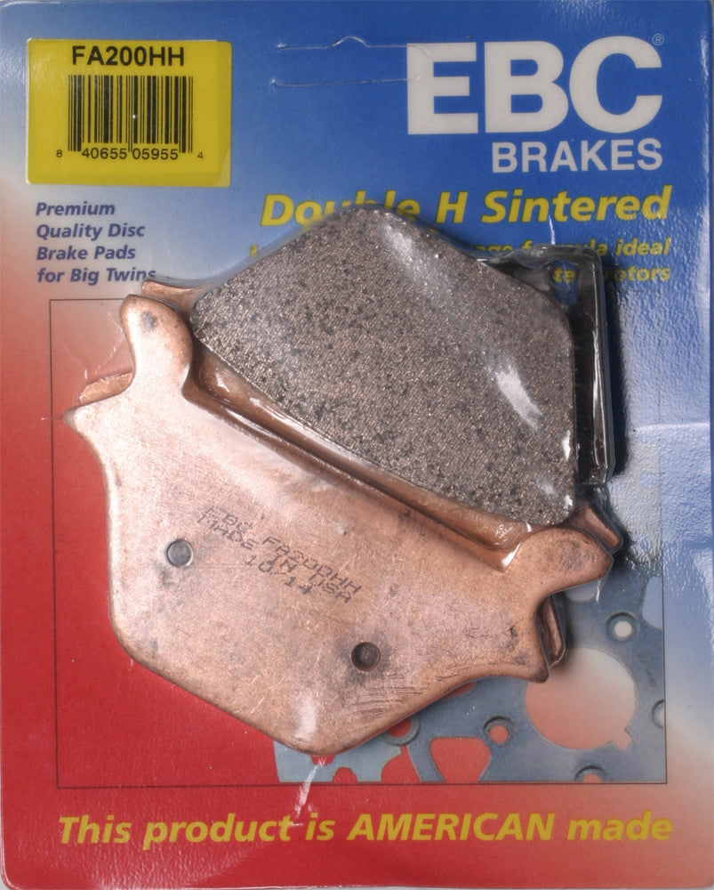Ebc 15-200H FA200HH BRAKE PADS FA200HH DOUBLE-H SINTERED
