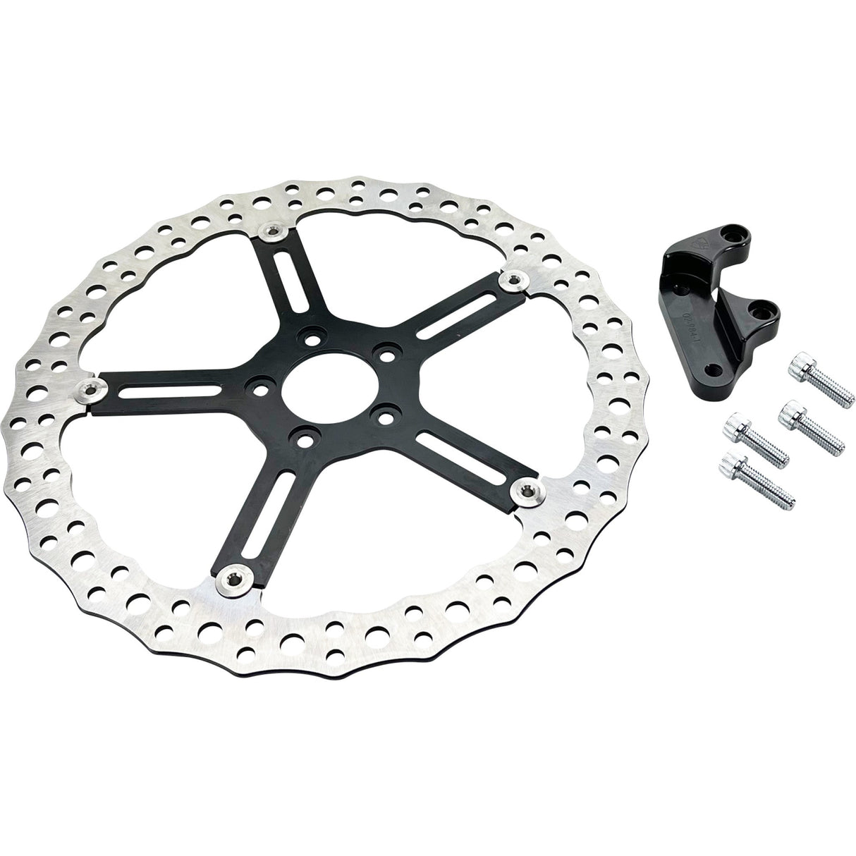 Arlen Ness 15" Big Brake Jagged Floating Rotor Kit Jagged Left Front 15" - 300-041 For Harley Softail 2018-2025