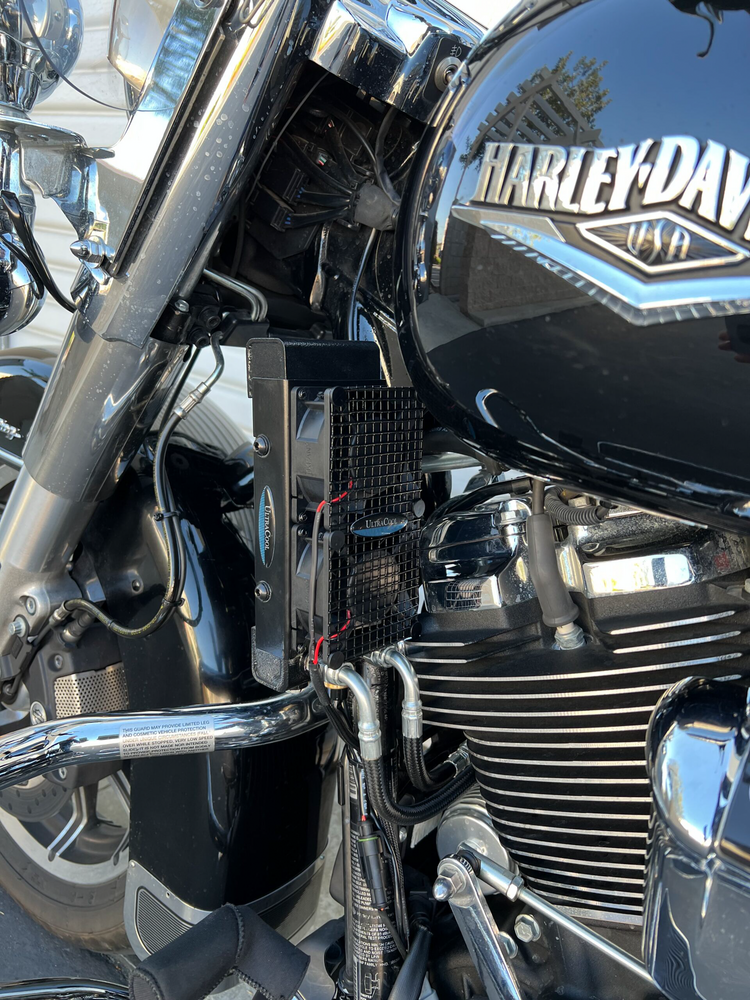 Ultracool OIL Cooler M8 Touring ` (chopped Guard) - SMT8-5N For Harley Touring 2017-2023