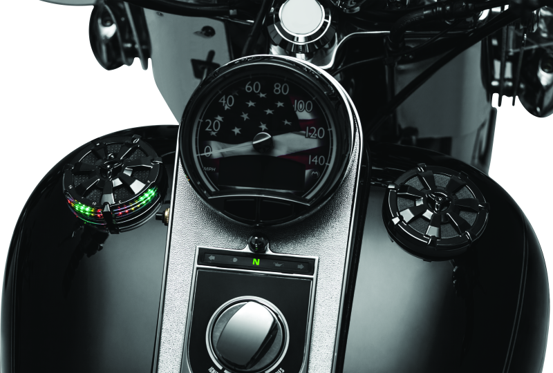 Kuryakyn 7384 Alley Cat Gas Cap Black