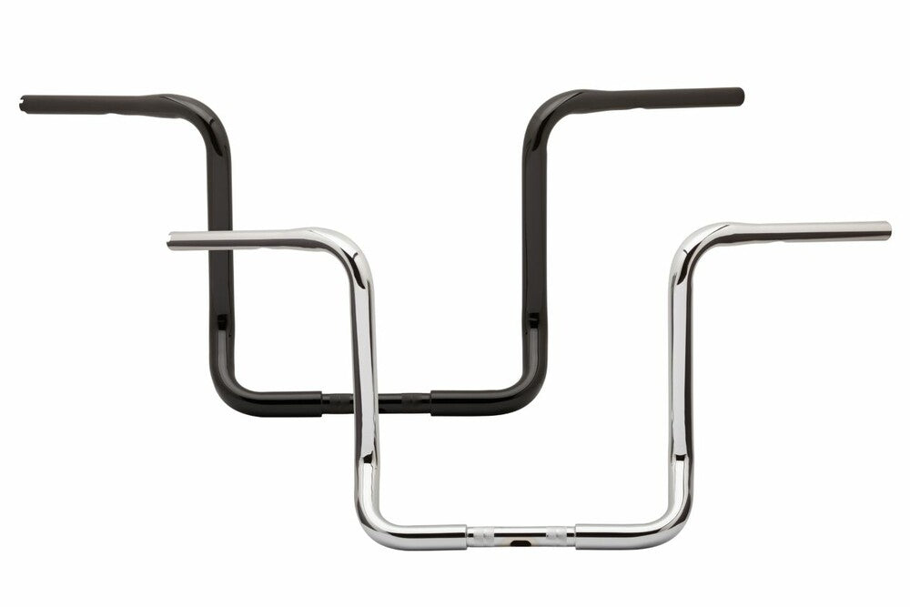Burly Brand Burly 15" Bagger Bar 1.25" TBW Black - B12-2002B For Harley Touring 1986-2024