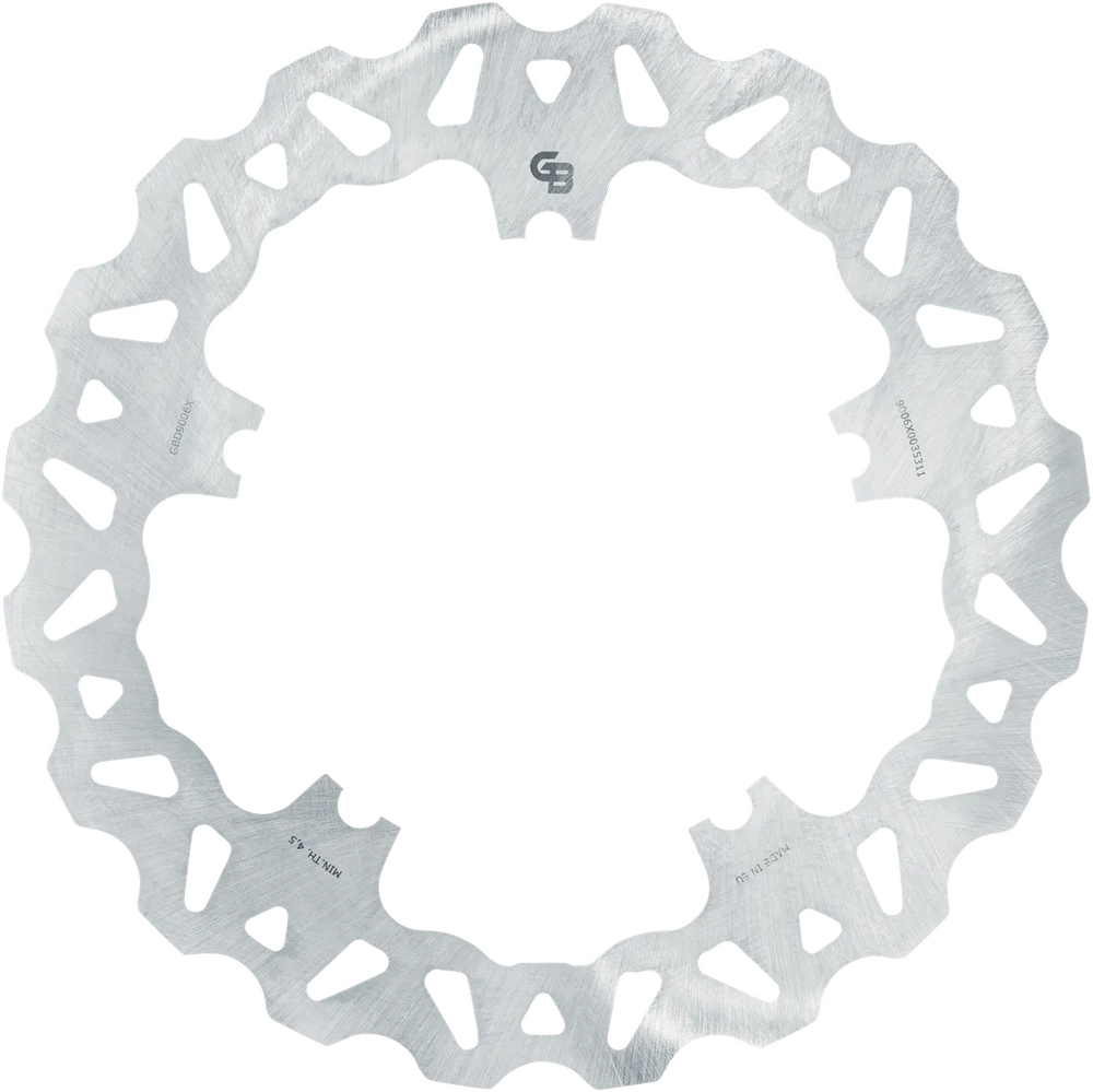 Gbrakes Rotor 11.8" Perimeter Wave Front Stainless - GBD9006X For Harley Motorcycles 2006-2017