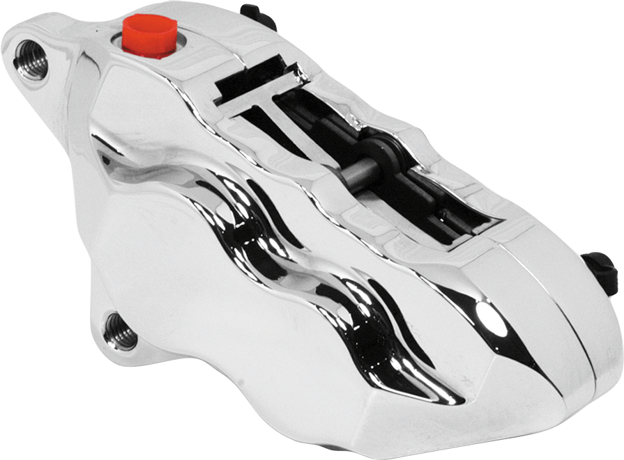 Hawg Halters Inc 750-04002 LHSCC501 4 PISTON FRONT CALIPER L/H CHROME 00-UP W/ 11.5" ROTOR