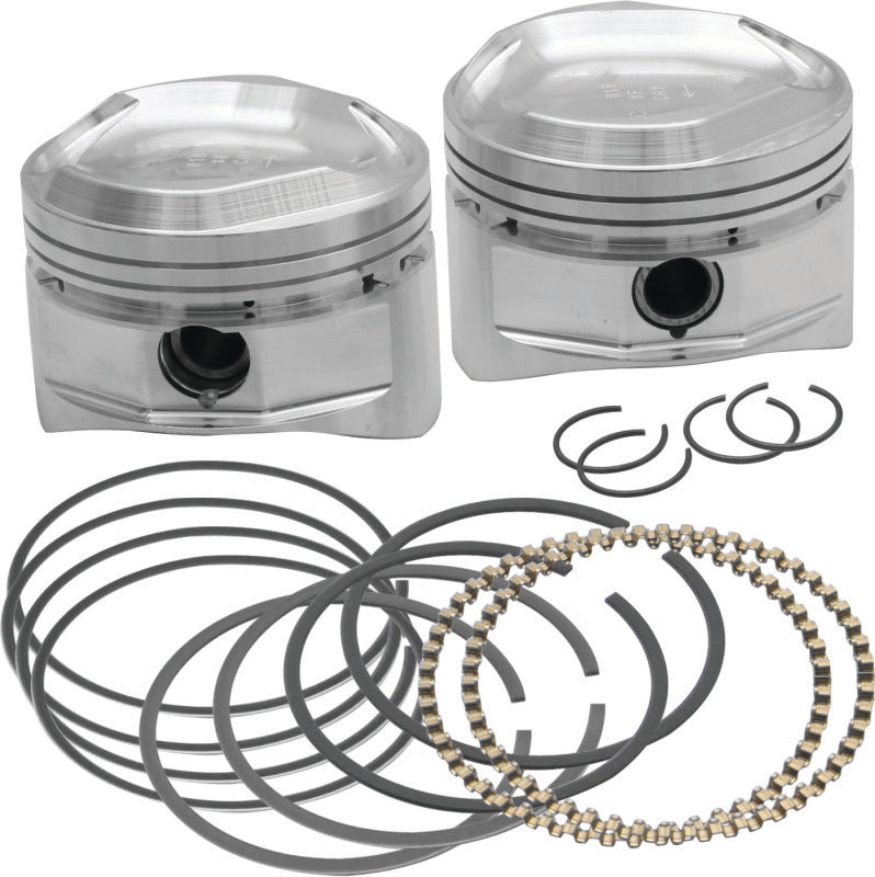 S&S Cycle BT HSF 3-5/8in Piston Set .010in - 92-1061 For Harley Motorcycles 1984-1999