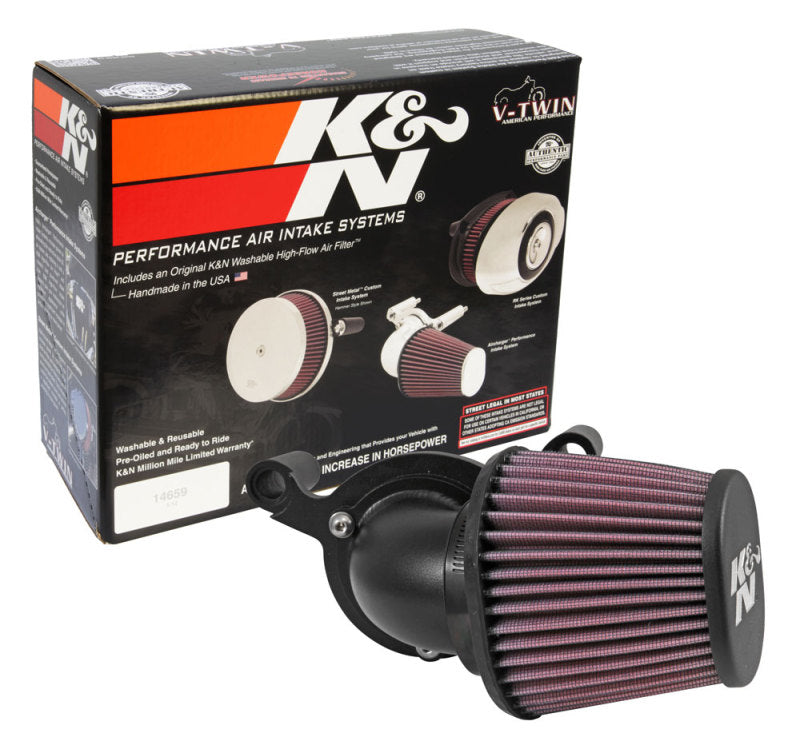K & N Engineering 2015 Harley Davidson Fltrxs Road Glide Aircharger Performance Intake - 63-1131 For Harley Touring 2008-2016