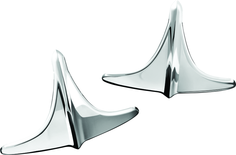 Kuryakyn 7217 Rear Fender Accents, Leading Edge, Chrome
