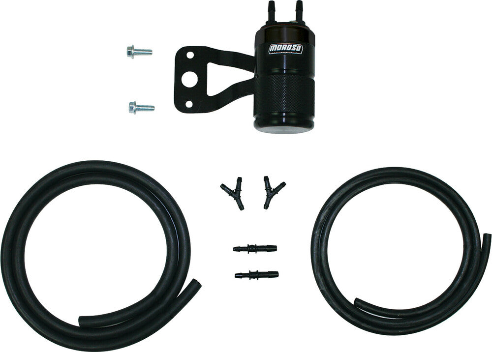 Moroso 82-9503 85717 AIR OIL SEPARATOR TWIN CAM W/V&H VO2 AIR CLEANER BLACK