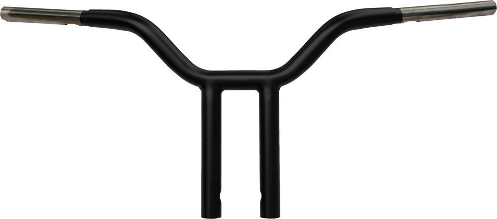 Wild 1 Chubby 12" Physco S-Fighter Satin Black - WO557B For Harley Motorcycles 1974-2018
