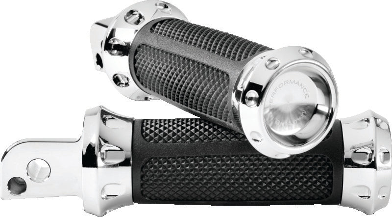 Performance Machine Footpegs Overdrive Passenger Chrome - 0035-1245M-CH For Harley Softail 2018-2021