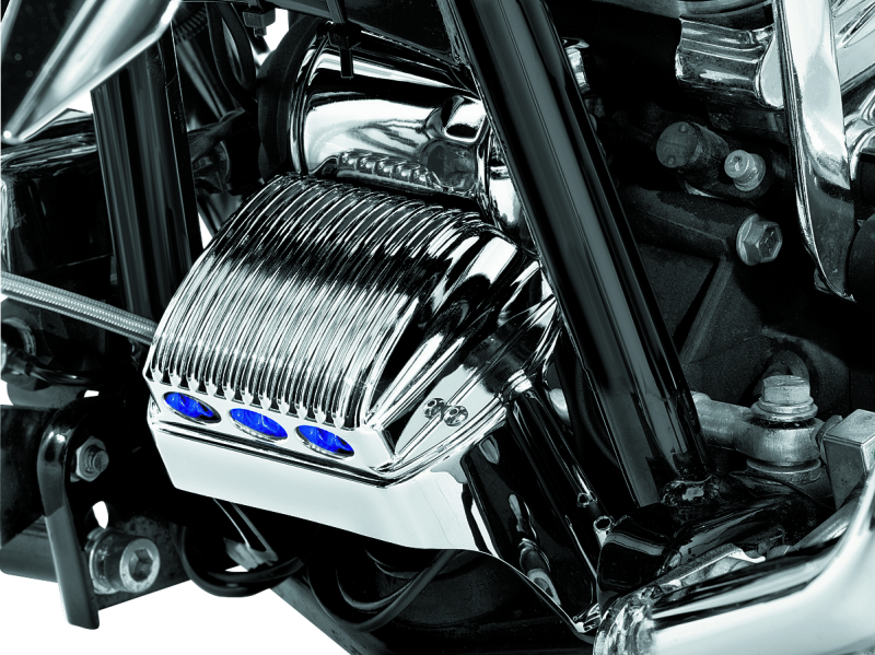Kuryakyn Regulator Cover Chrome - 1547 For Harley Touring 1997-2011