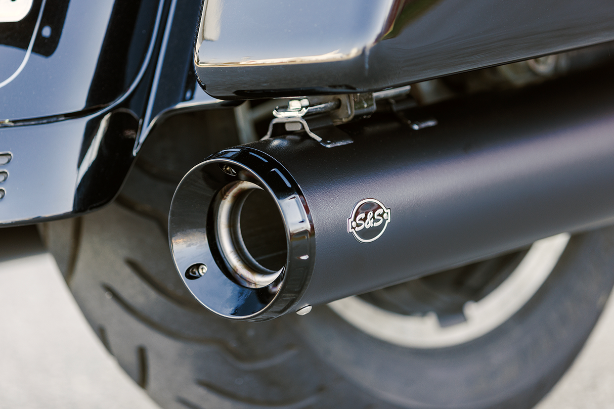 4-1/2" GNX Slip-On Mufflers - Guardian Black - 1801-1767