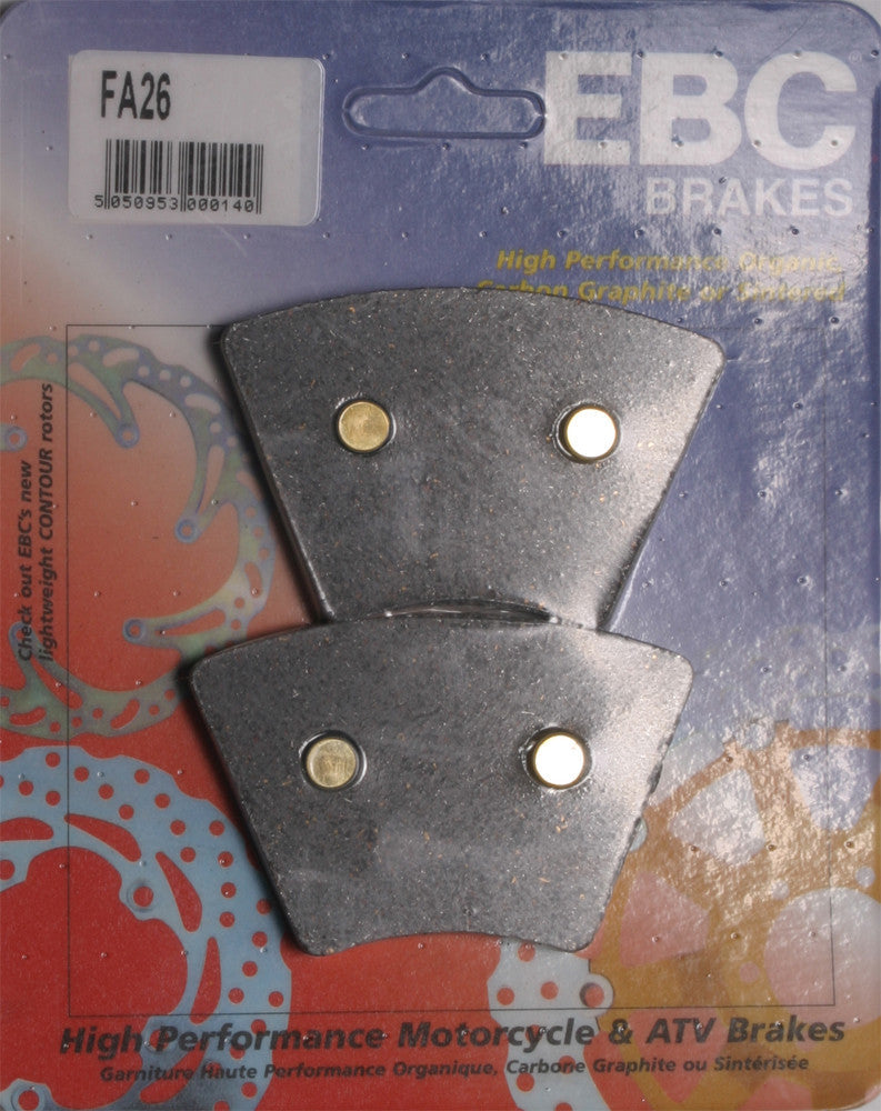 Ebc 15-26 FA26 BRAKE PADS FA26 ORGANIC