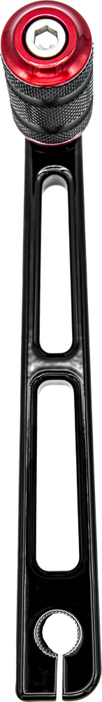 Santoro Fabworx SF30051 Twice Tight Perf Shift With TOE PEG Black For Harley Touring 1998-2013