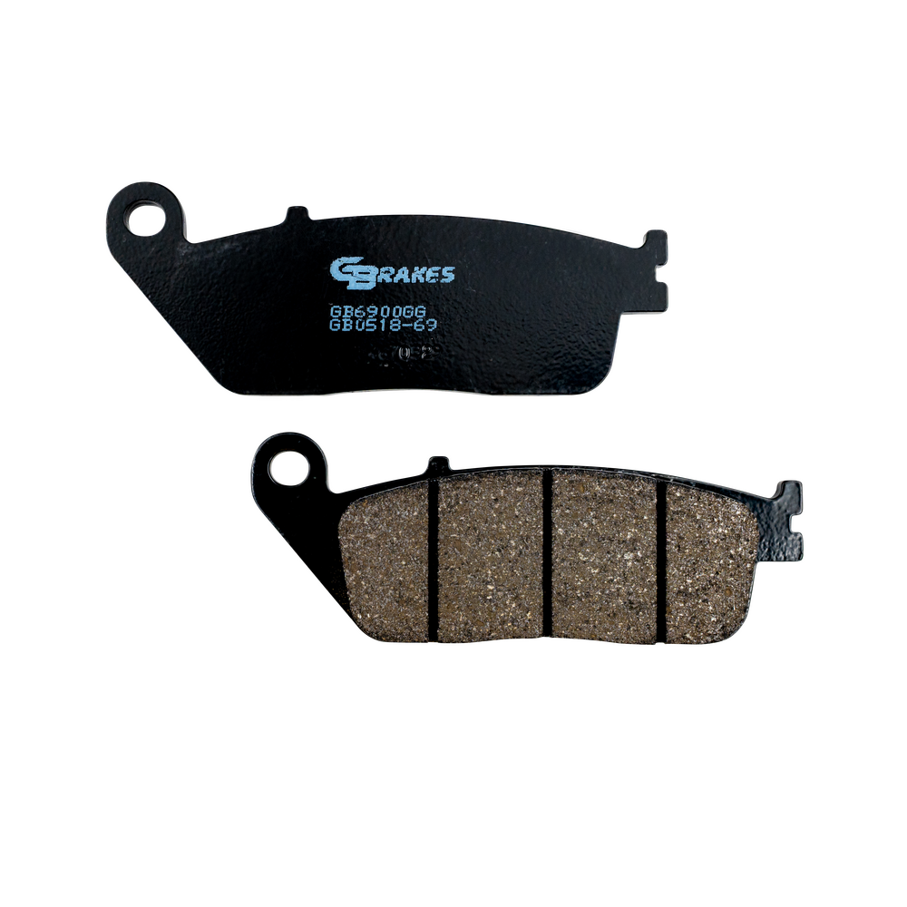 Gbrakes 17-51869 GB0518-69 BRAKE PADS SEMI METALLIC