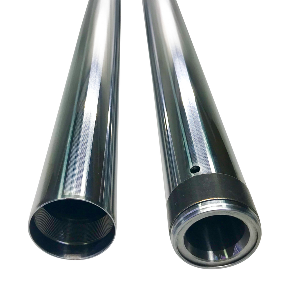 Pro One Chrome Fork Tubes 49MM 22 7/8" - 105125 For Harley Touring 2014-2022