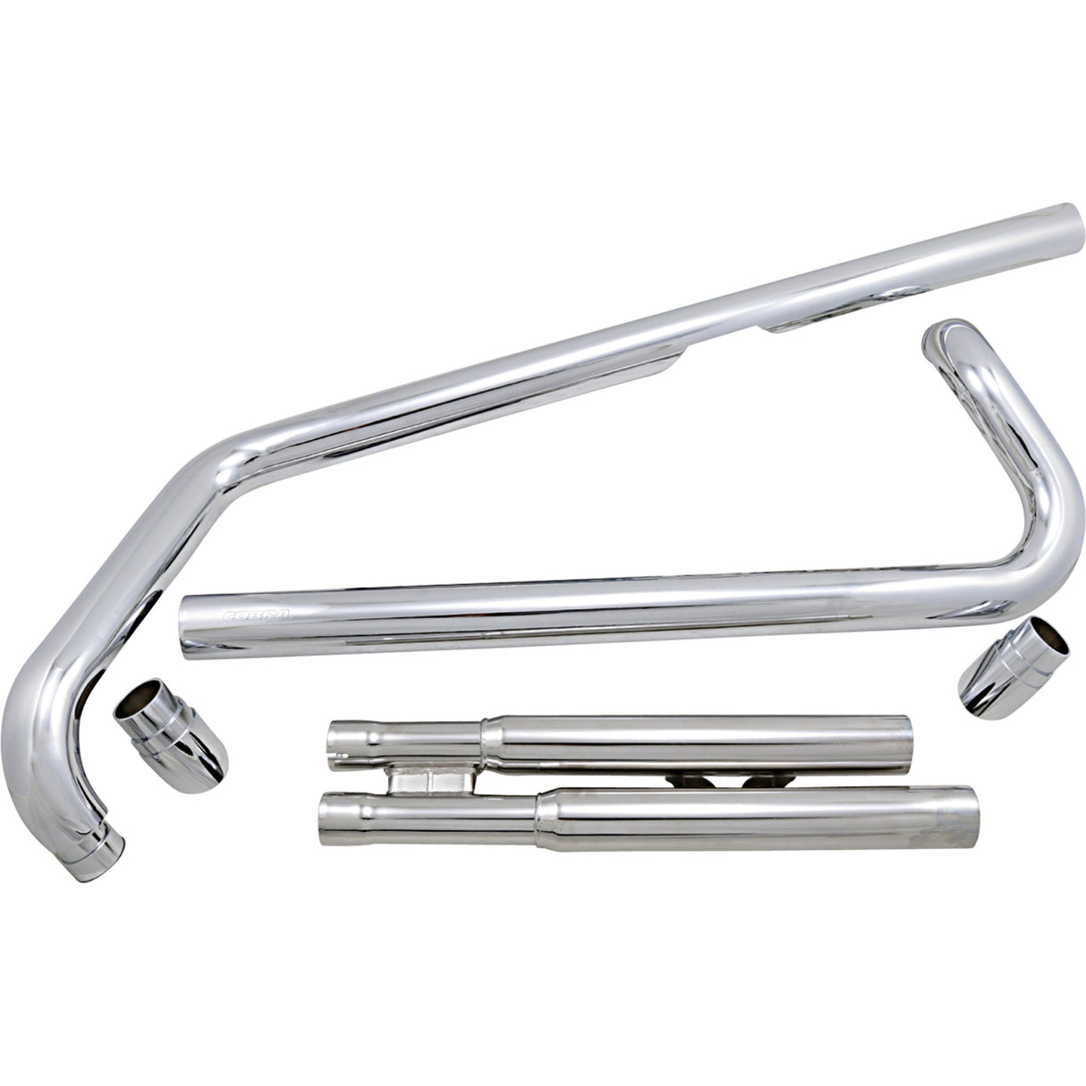 Cobra Speedster 2-Into-2 Exhaust System - 2821 Yamaha 1700 Road Star / XV1600A Road Star / 1600 Road Star / XV1700A Road Star 1999-2007