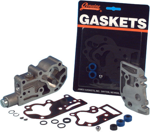James Gasket James Gaskets Gasket Seal OIL Pump W Metal Gaskets Kit - 92-FLHR For Harley Motorcycles 1992-1999