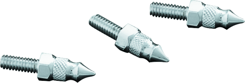 Kuryakyn 1369 Windshield Mount Spikes 1/4-20X5/8in 96-13 Touring Chrome