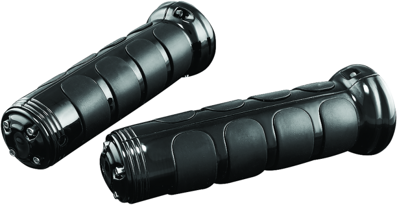 Kuryakyn 6383 Iso-grips With OEM Heated Grip 06-20 Honda GL1800 Black