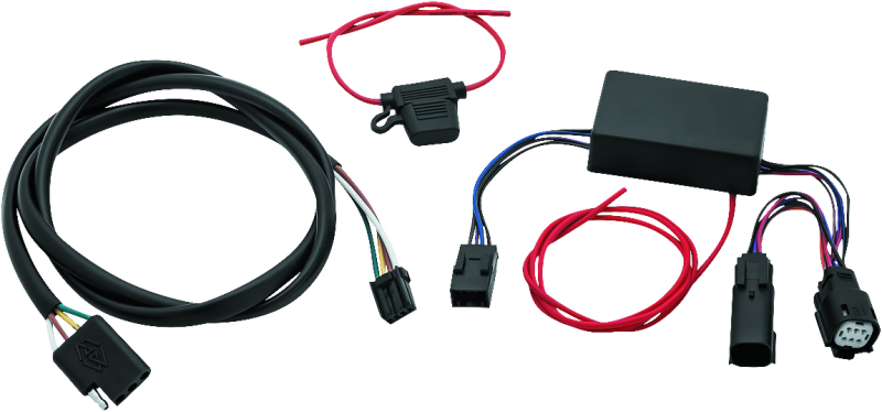 Kuryakyn 2598 Trailer Wiring Harness 4-Wire 14-Up Touring Models (excluding Trikes)