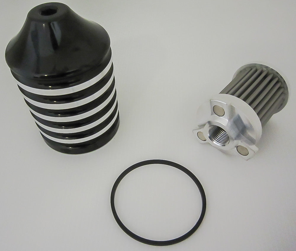 Harddrive 820-55450 EM-0018 BILLET REUSABLE OIL FILTER CHROME