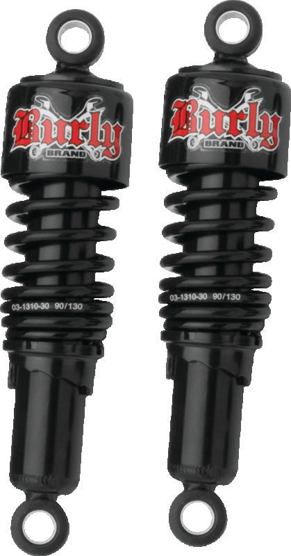 Burly Brand B28-1201B XL Shocks 10.5in - Black