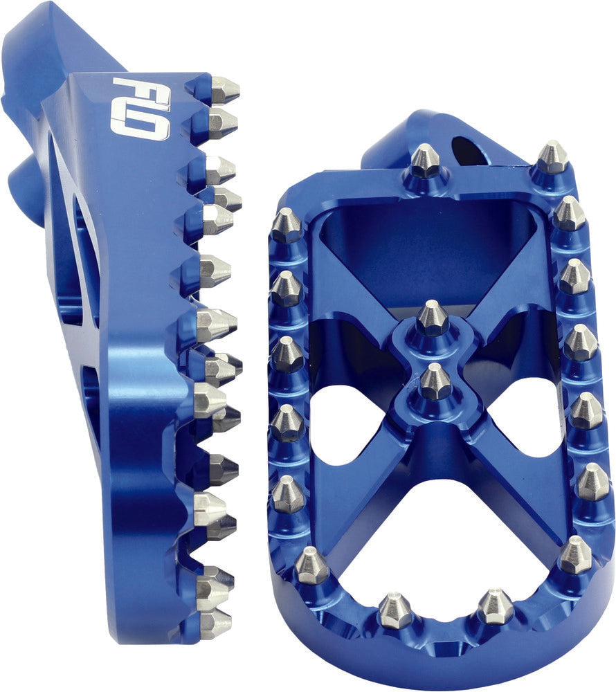 Flo Motorsports Adventure Snow Footpeg Blue - SPEG-793BLU Yamaha Dirt Bikes 1999-2019