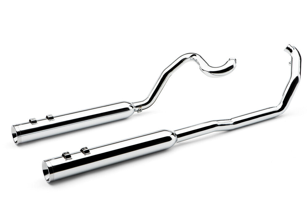 Cobra True Dual Headpipes Chrome FLH FLT - 6251 For Harley Touring 2007-2008