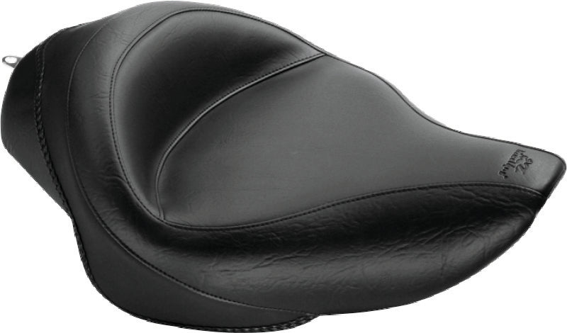 Mustang Motorcycle Mustang 3.3 GAL Wide Touring Solo Seat Black - 76148 For Harley Motorcycles 2004-2021