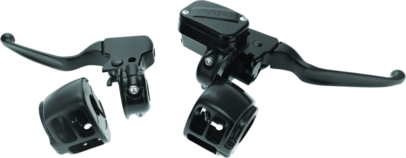 Bikers Choice 601449 15-17 Softail Black Handlebar Control Kit 1/2 Inch Bore Single Disc