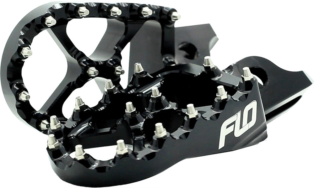 Flo Motorsports 122-8013 FPEG-792BLK PRO SERIES FOOT PEGS BLACK