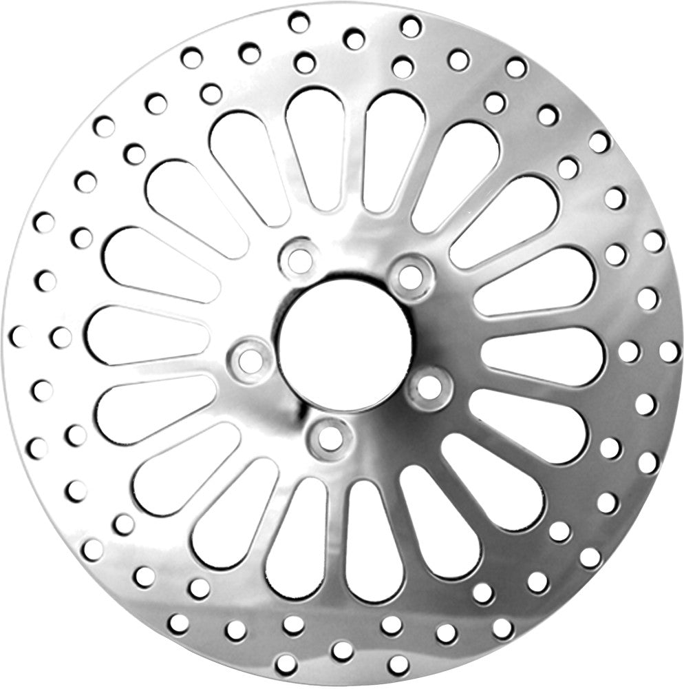 Harddrive RO43F-11.5 Front Spoker Rotor 11.5 Polished For Harley Touring 1984-2007