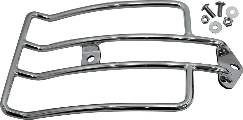Harddrive Solo Luggage Rack Chrome With 200MM Tire - C77-0081 For Harley Softail 2006-2016
