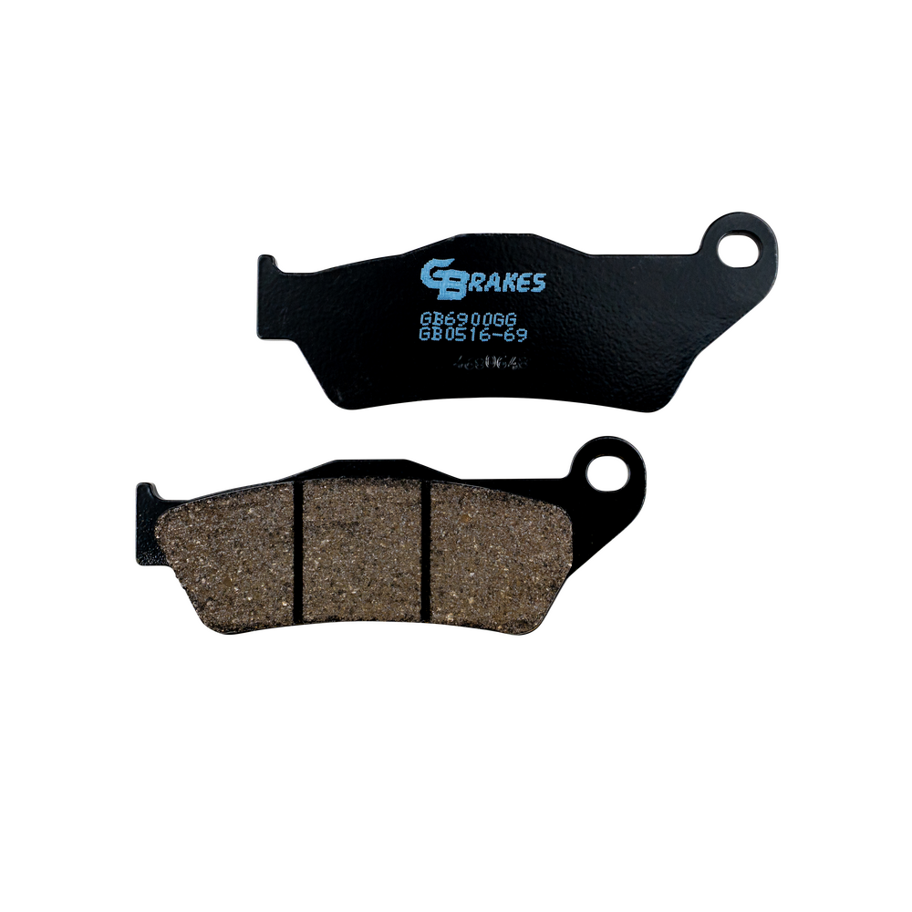 Gbrakes Brake Pads Semi Metallic - GB0516-69 For Harley Street 2016 | KTM Motorcycles 2003-2022 | Ducati Monster / Monster S2R / Multistrada 2007-2008