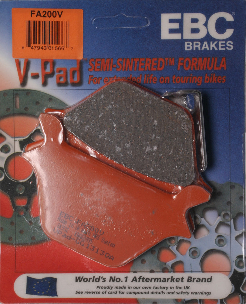 Ebc 15-200V FA200V BRAKE PADS FA200V V-SERIES
