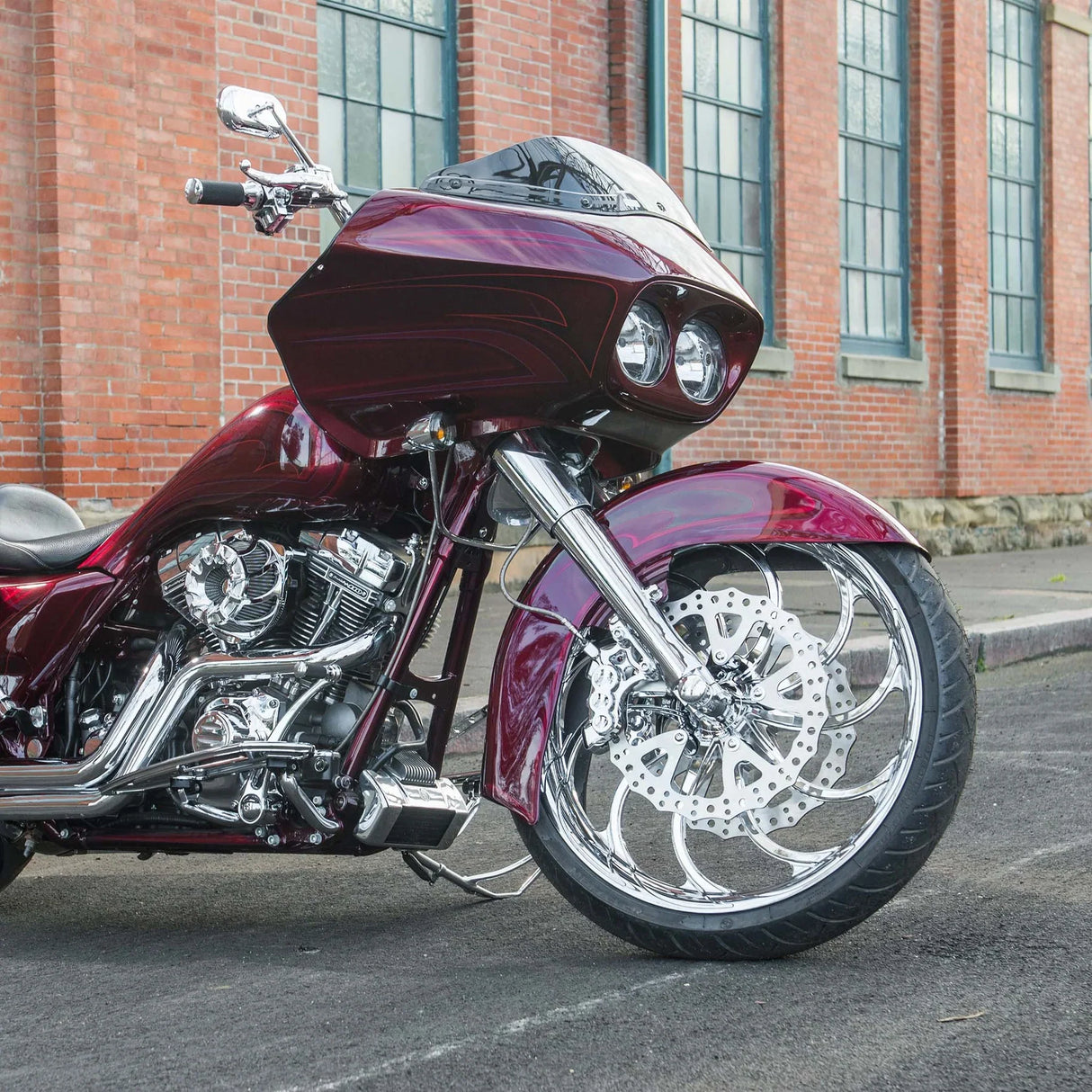 Arlen Ness Inverted Series Air Cleaner Kit — Drift Chrome - 18-986 For Harley Motorcycles 2017-2025