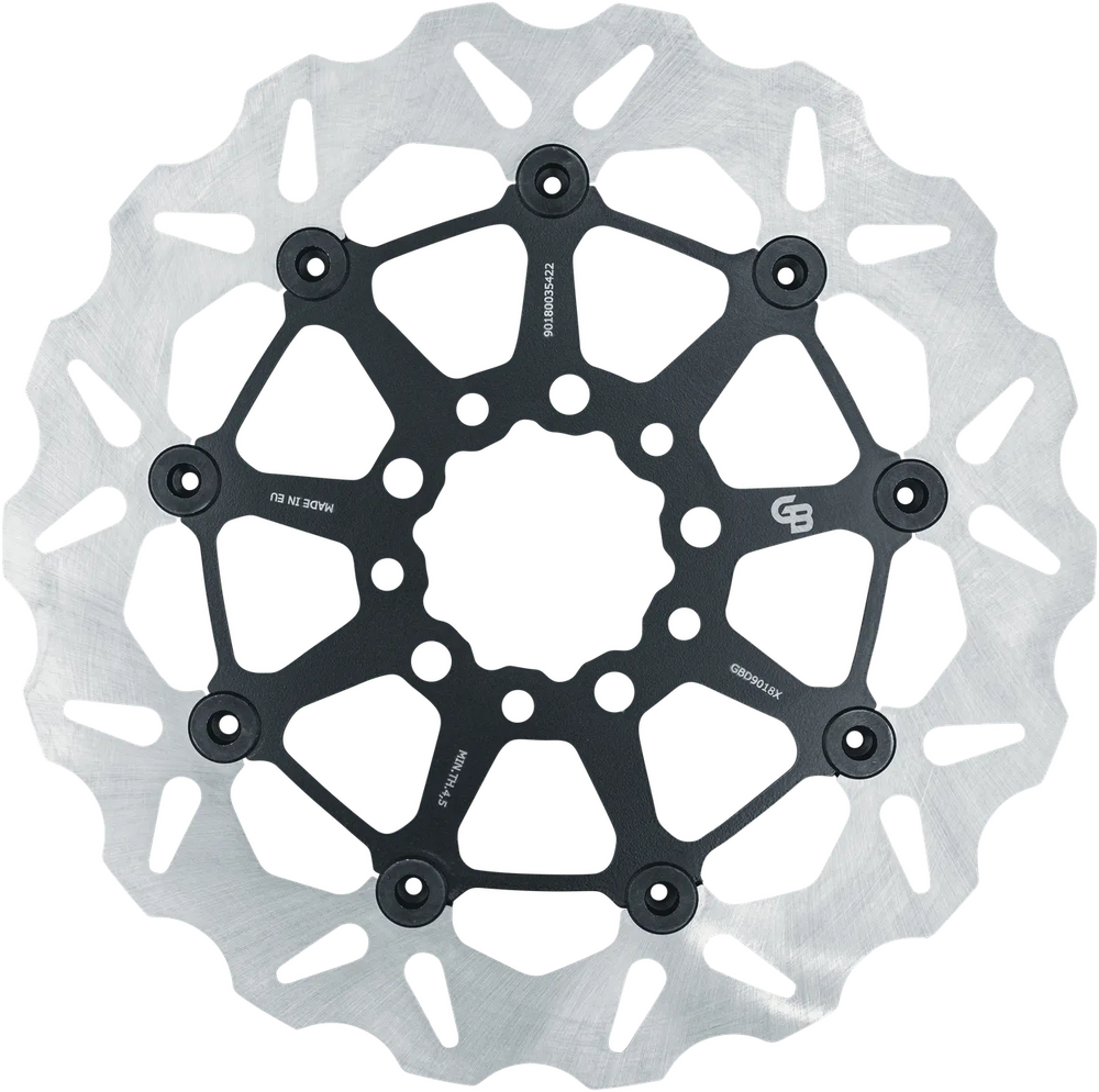 Gbrakes Front Disc Rear Disc 298MM Floatingwave Rotor - GBD9018X For Indian Scout 2015-2023