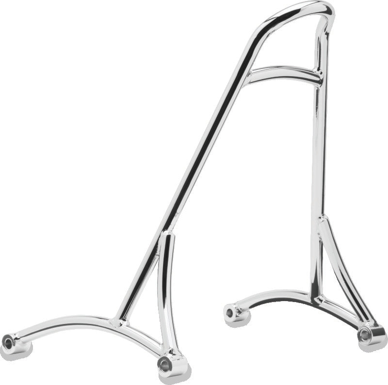 Burly Brand Short Sissy Bar 13in Chrome - B13-1500C For Harley Sportster 2016-2022