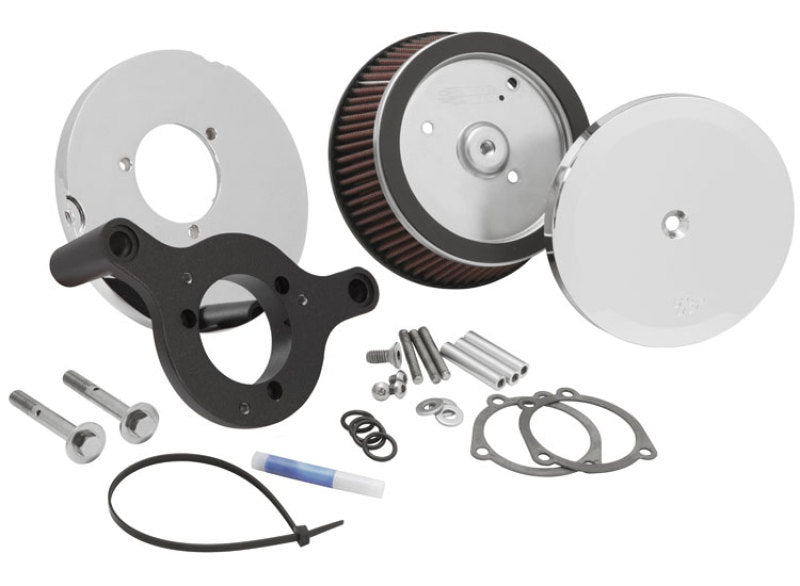 K & N Engineering Harley Davidson Dyna Wide Glide 103 CI Street Metal Intake System-Hammer - RK-3933 For Harley Motorcycles 1999-2017