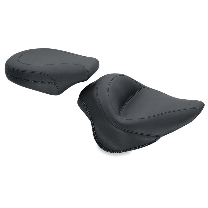 Mustang Motorcycle Blackline, Slim,slim S Wide Touring Passenger Seat Black - 76753 For Harley Blackline 2011-2013