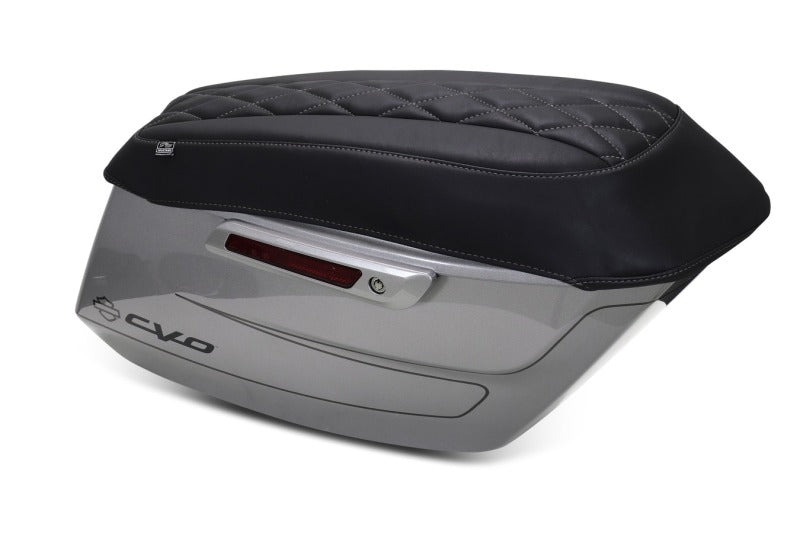 Mustang Motorcycle Mustang CVO Road Glide (ST) Deluxe Diamond Saddlebag Lid Covers - 88470GM For Harley Touring 2023-2026