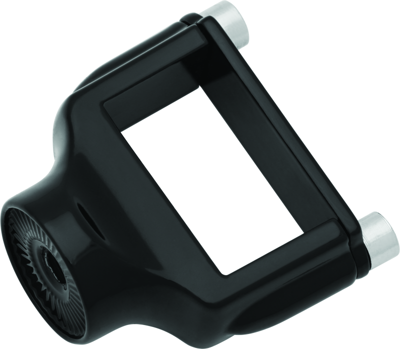 Kuryakyn Side Mount License Plate Holder Clamp Gloss Black - 3119 For Harley Sportster 1986-2020
