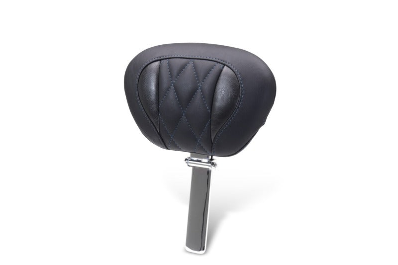 Mustang Motorcycle CVO Road Glide (ST) Super Touring Deluxe Diamond Driver Backrest - 89460SB For Harley Touring 2023-2026