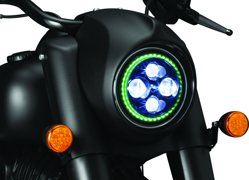 Kuryakyn 2469 Orbit Headlight Adapter Black